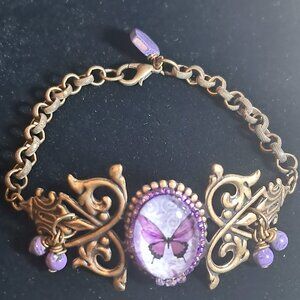 Vintage Style Brass Bracelet